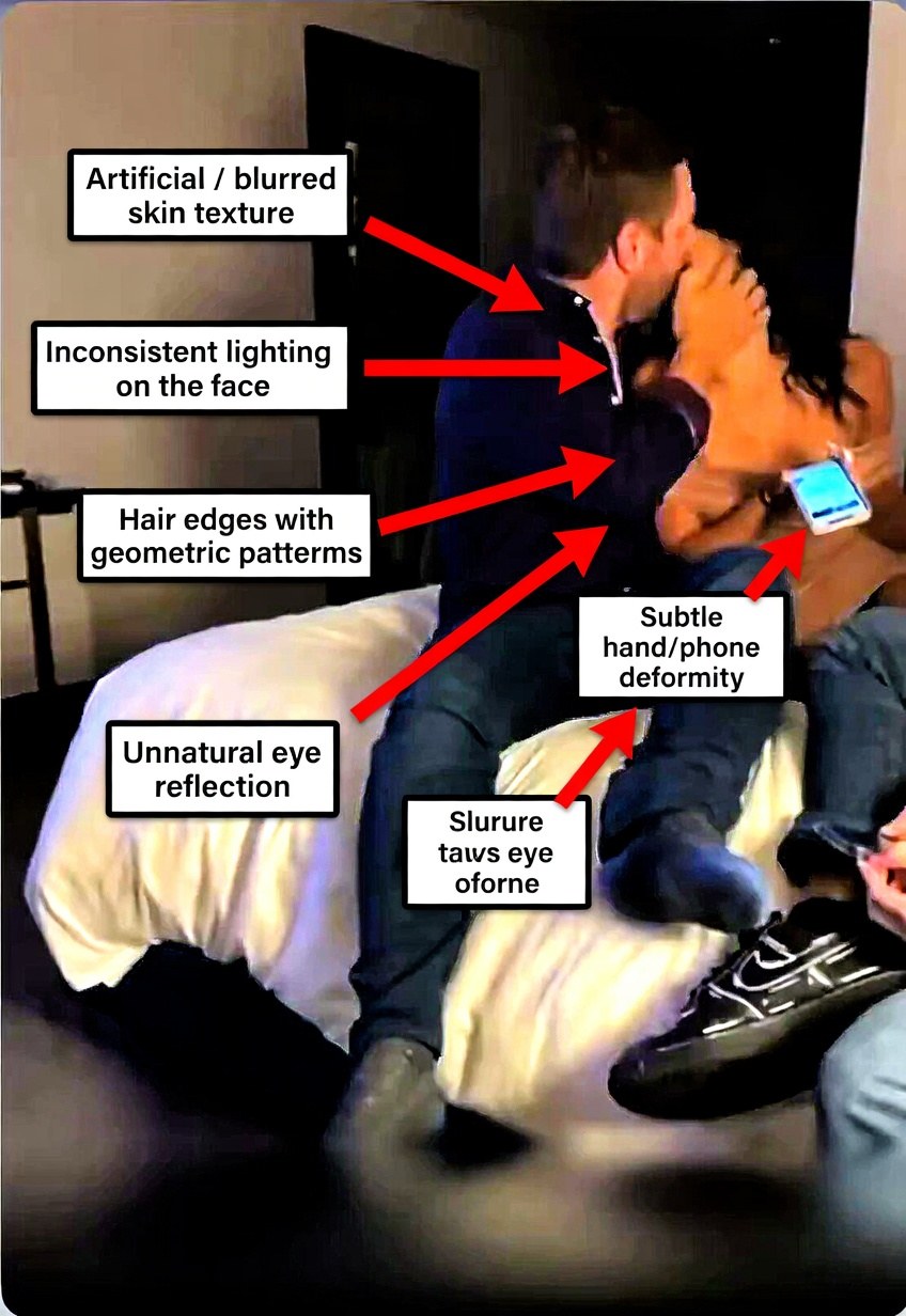 Annotated frame with emphasis on crops, edges, and local distortions